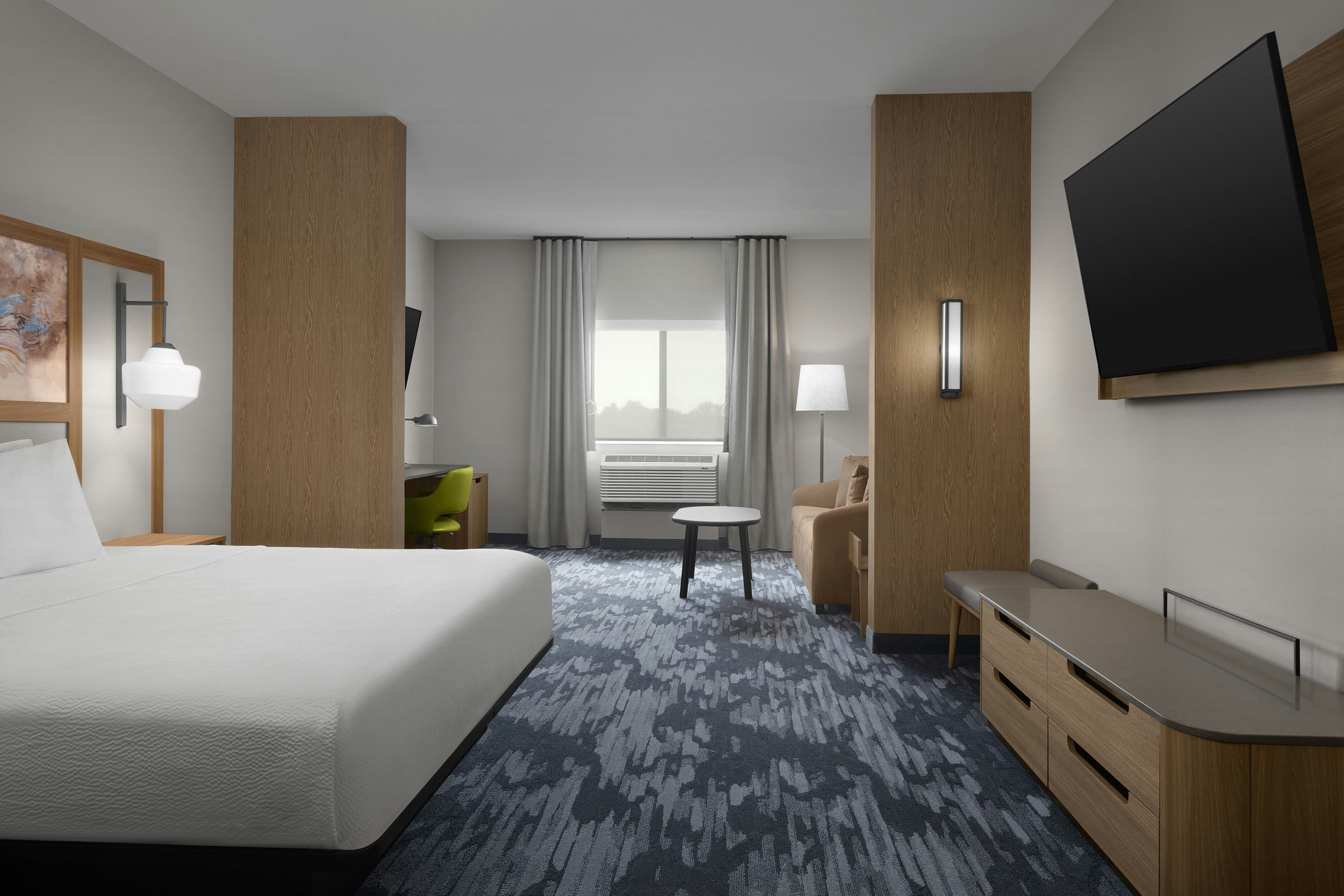 Fairfield Inn by Marriott Sikeston-guestroom-Executive king suite with sofa sleeper.jpg