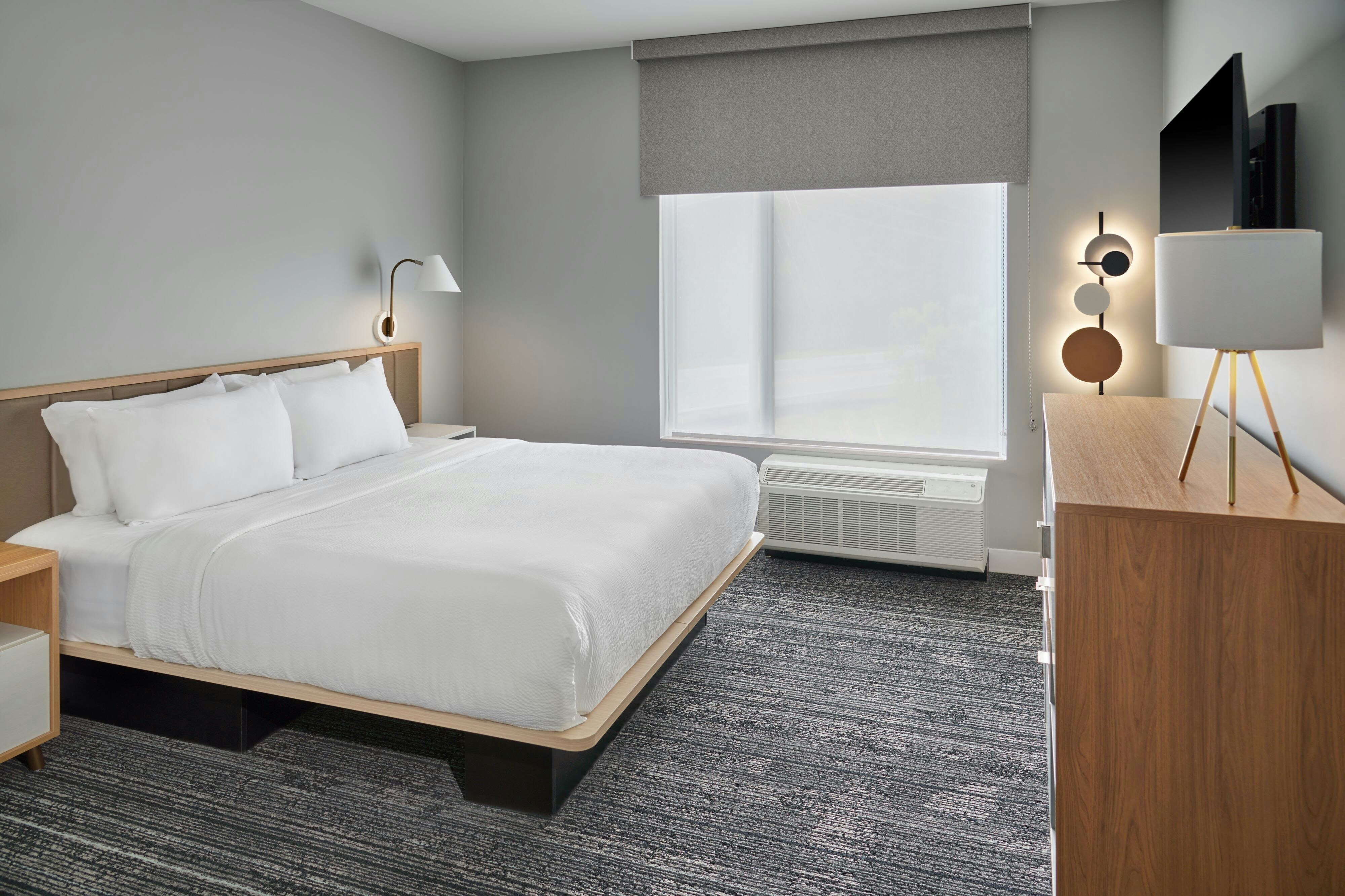 TownePlace Suites by Marriott Calhoun-guestroom-One Bedroom Suite - Bedroom.jpg