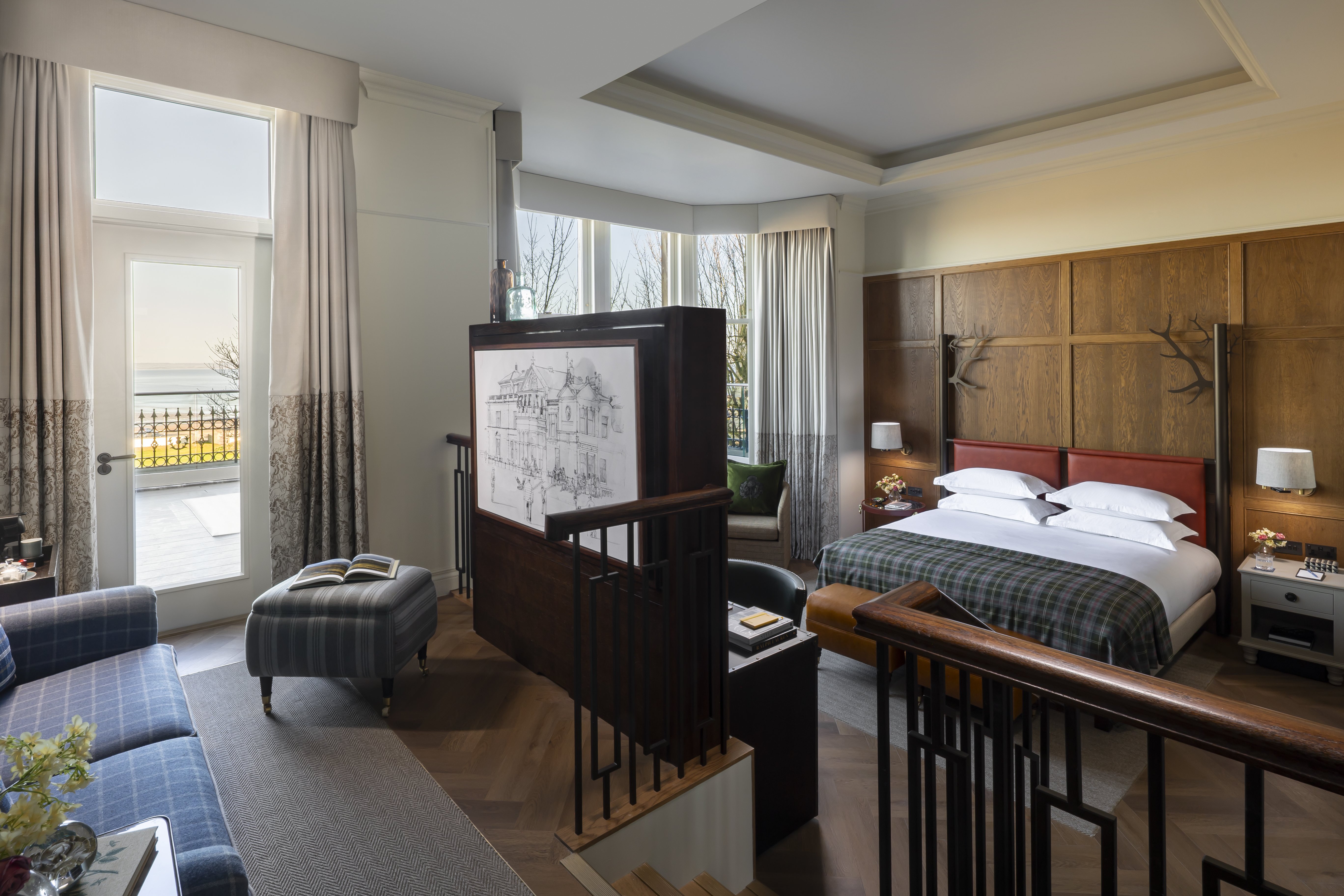 Seaton House-guestroom-Suite with Sea View - Bedroom & Living Area.jpg