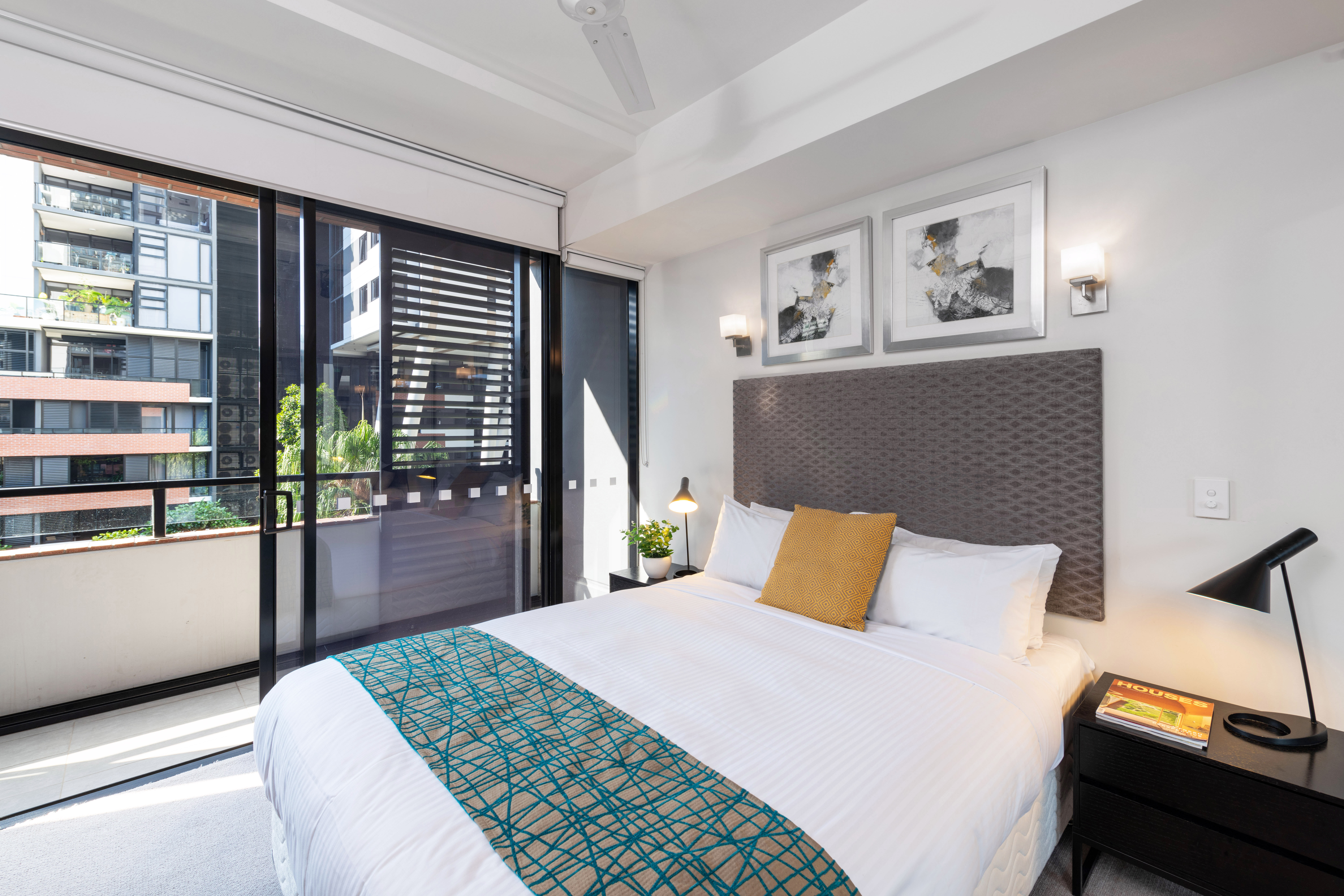 Arena Apartments by CLLIX-guestroom-1 Bedroom Bed.jpg
