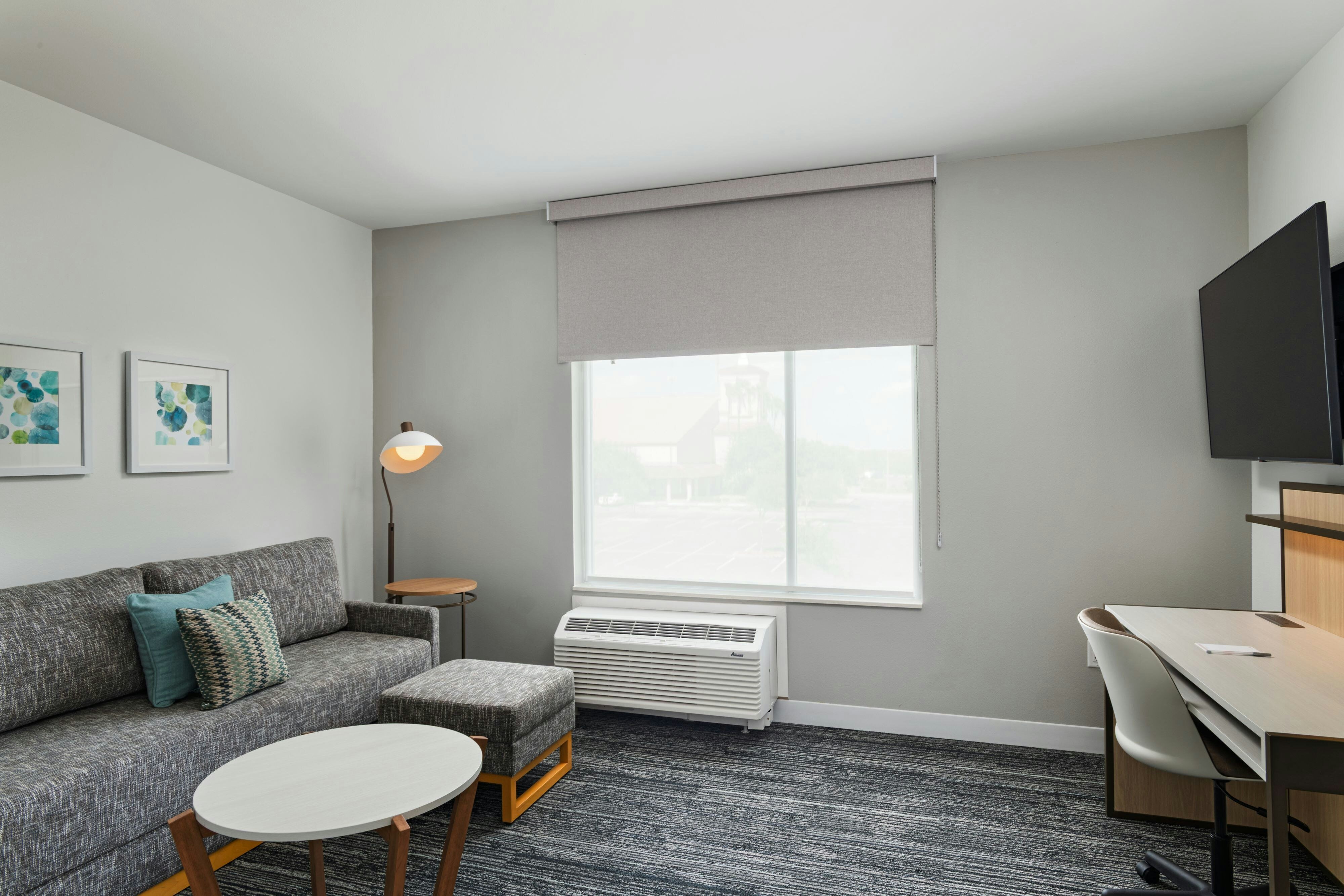 TownePlace Suites by Marriott Brownsville-guestroom-One Bedroom Queen Suite Living Room .jpg