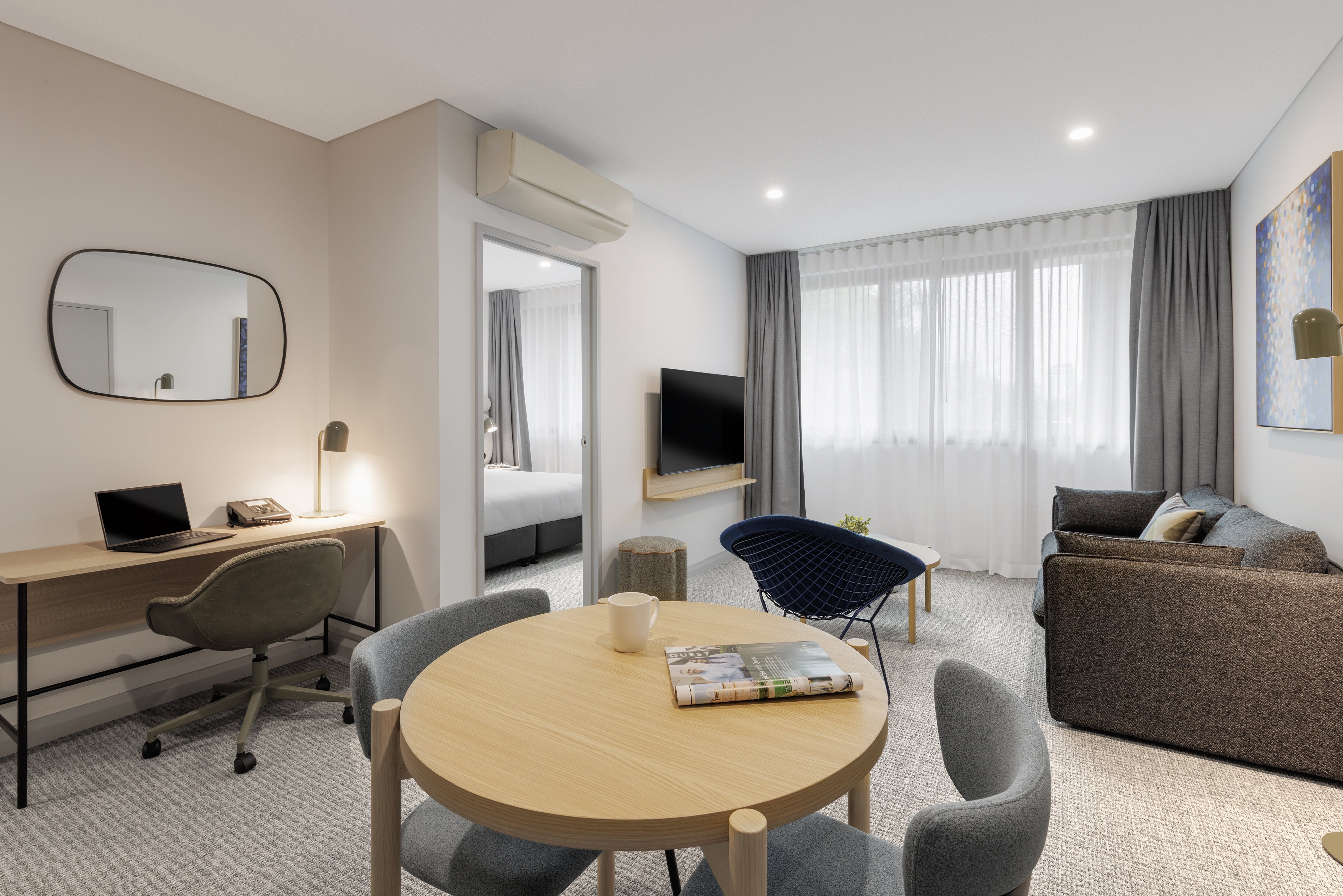 QUEST AT SYDNEY OLYMPIC PARK-guestroom-One Bedroom Apartment Dining Living Area.jpg