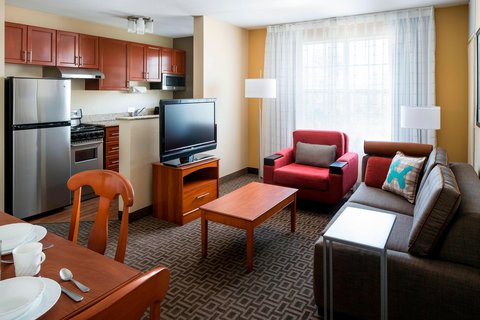 Two-Bedroom Suite Living Room & Kitchen