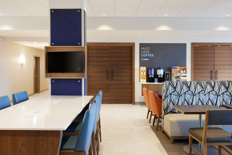 Relax in our spacious lobby with ample seating.