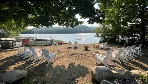 MotelLuzerne NY Lakeside Beach