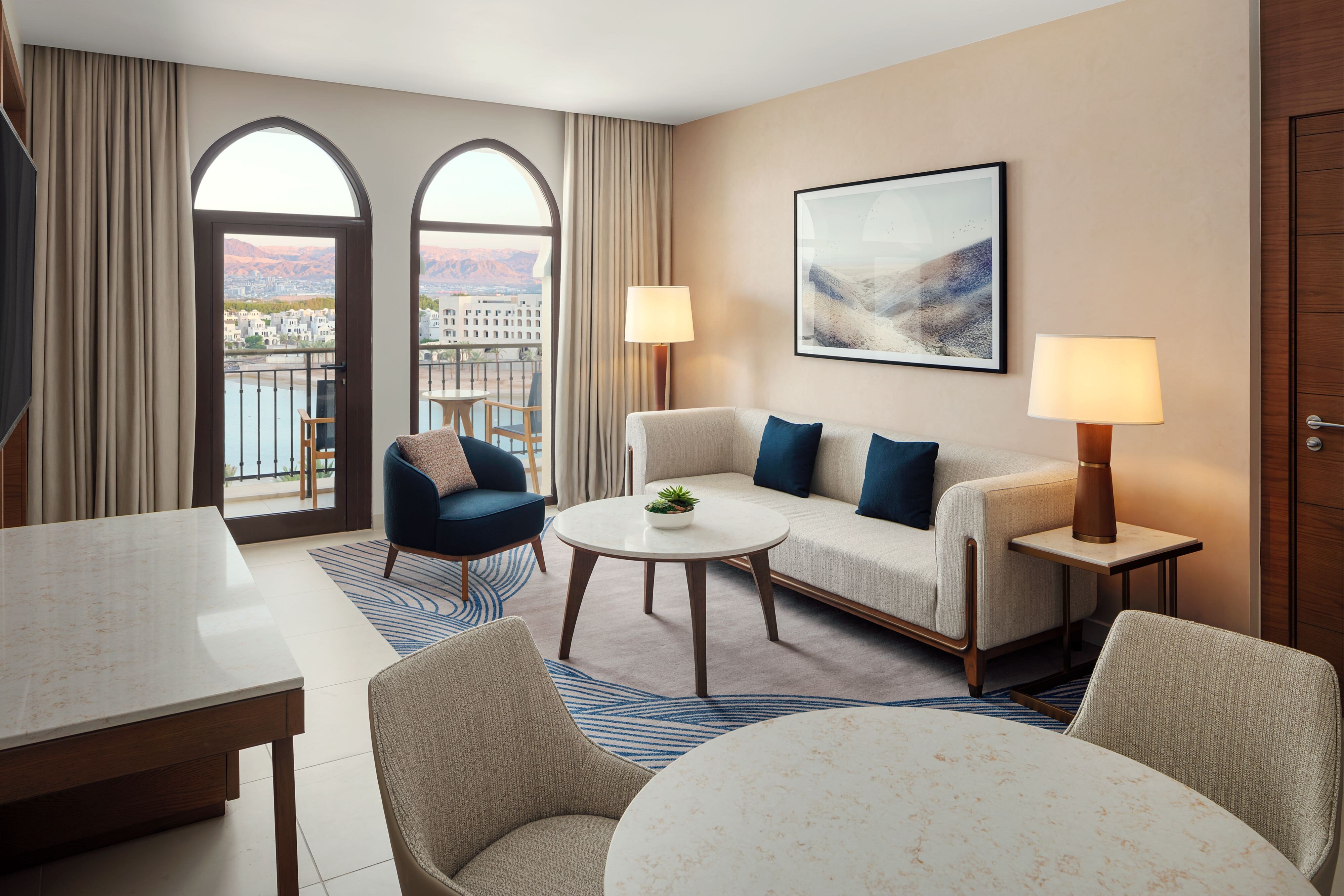 The Westin Saraya Aqaba Resort and Spa-guestroom-Junior Suite, Living Room, Pool View..jpg