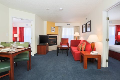 Two-Bedroom Suite Fireplace