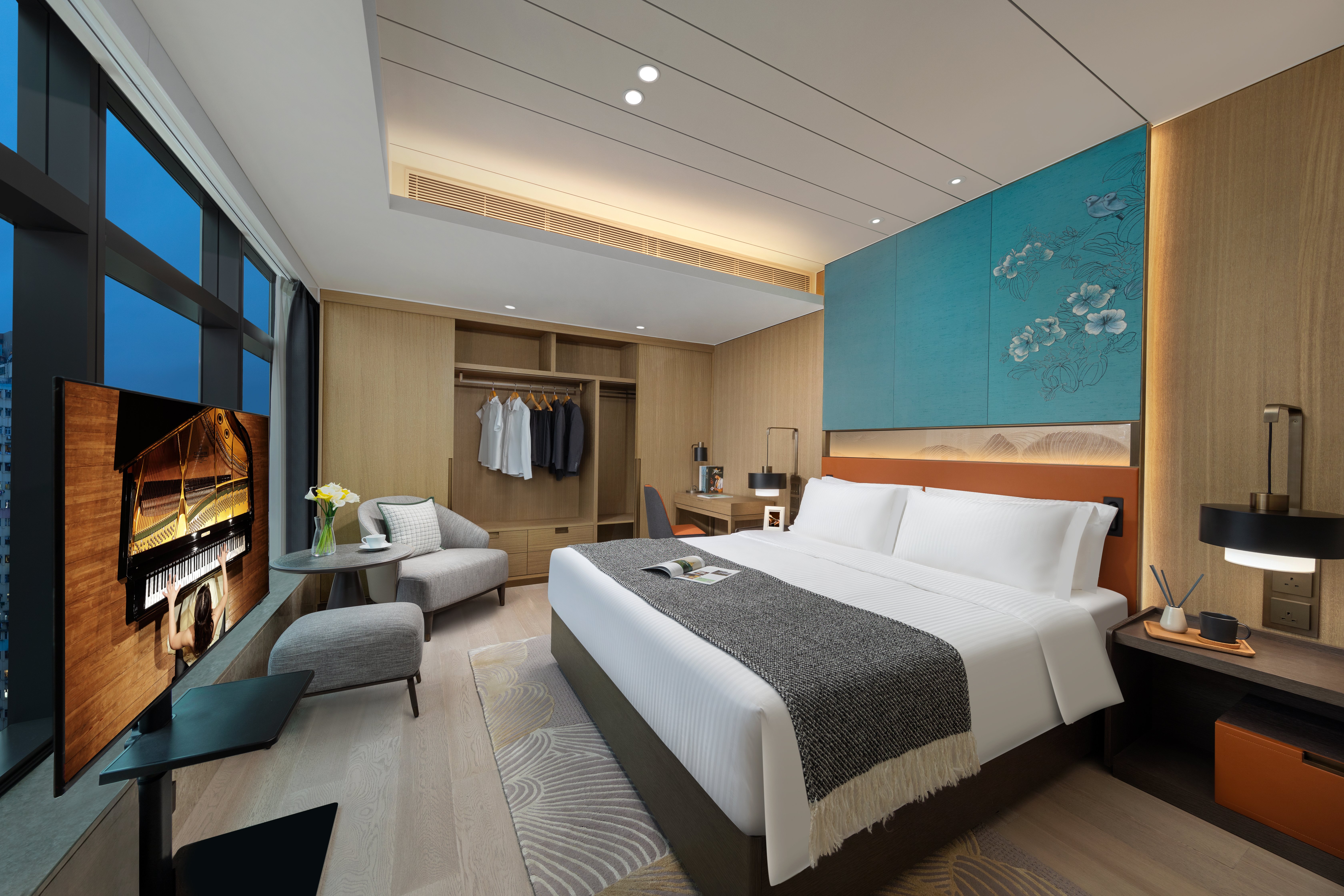 ASCOTT NORTH POINT HONG KONG-guestroom-Bedroom of One-bedroom Premier Suite.jpg