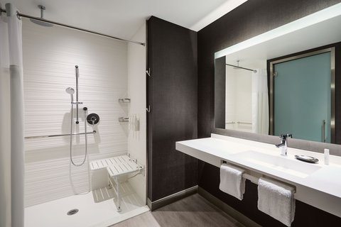 Roll-in shower