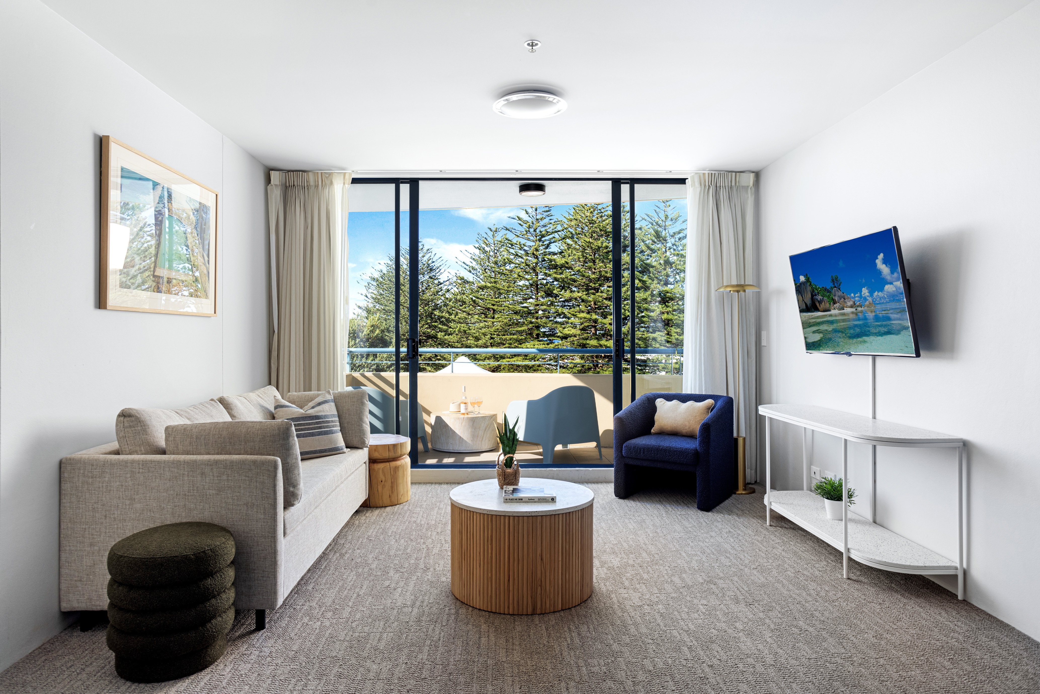 Quest Cronulla Beach-guestroom-1 and 2 Bedroom Living Room.jpg