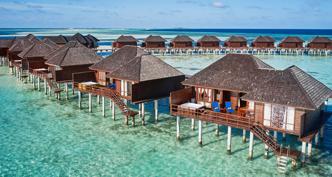 Prestige Jacuzzi Water Villa Aerial