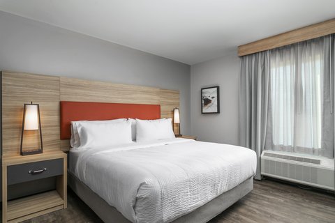 Separate living and sleeping areas make extended stays easy.