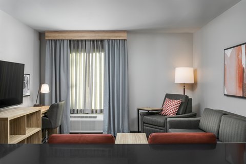 Kick back in a recliner and relax with a book or movie.