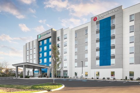 Welcome to Candlewood Suites and Holiday Inn Express, side by side