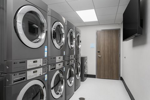 Complimentary laundry facilities make extended stays stress-free.