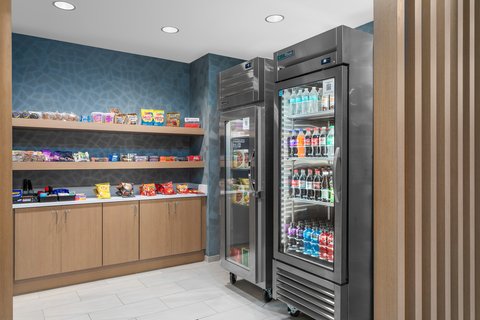 Find snacks, drinks, and essentials anytime at our market.