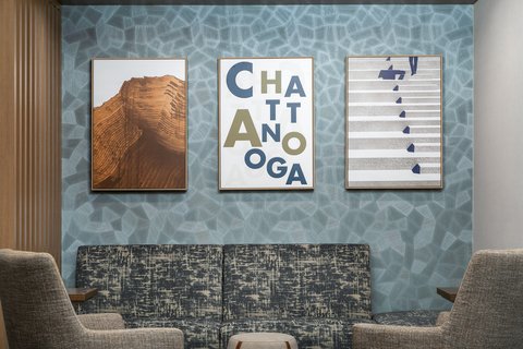 Authentic charm and stylish artwork bring character to our lobby.