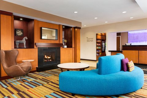 Lobby Seating Area - Fireplace