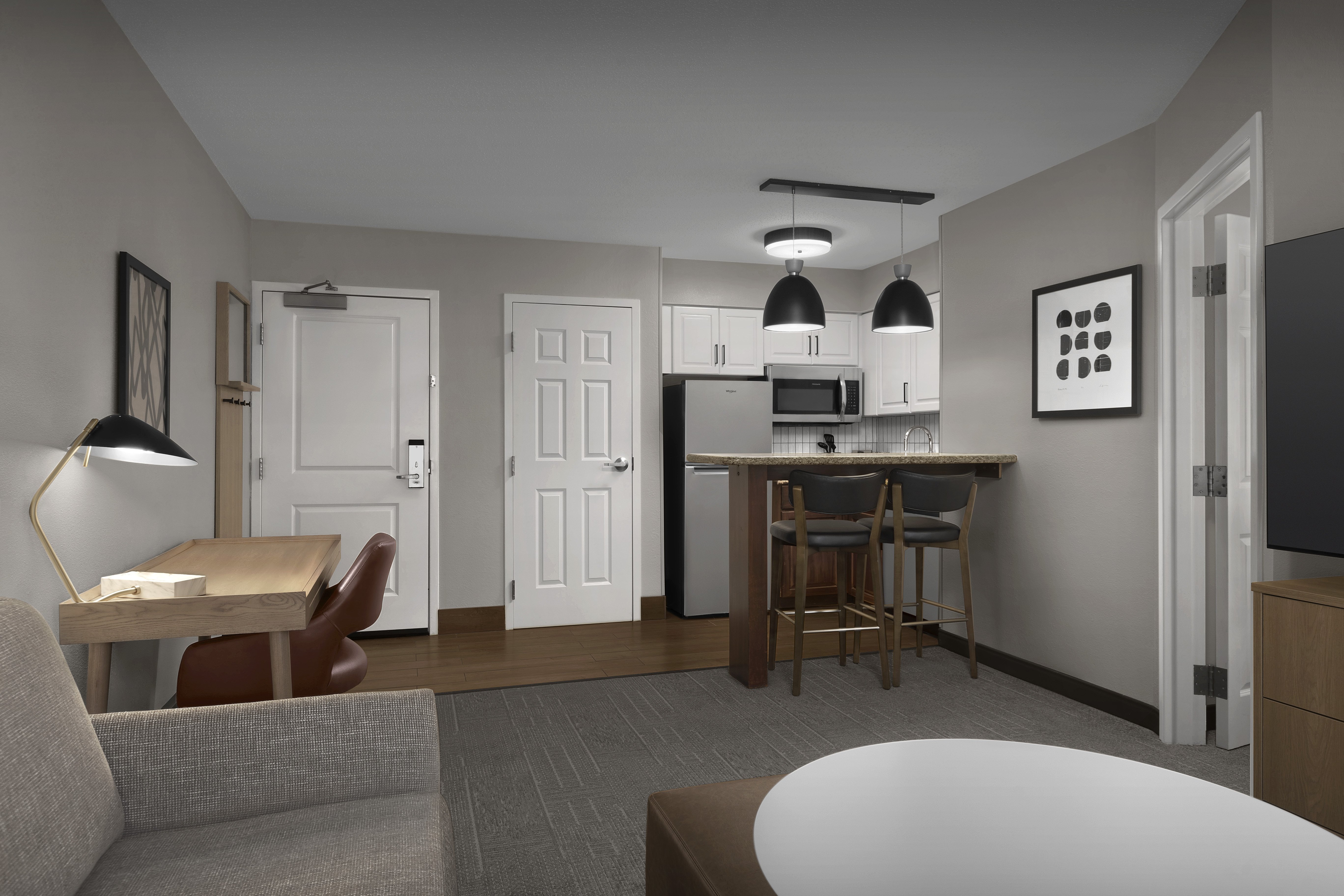 STAYBRIDGE SUITES MORRISVILLE BY IH-guestroom-Enjoy an apartment-style suite at our hotel near the RDU Airport..jpg