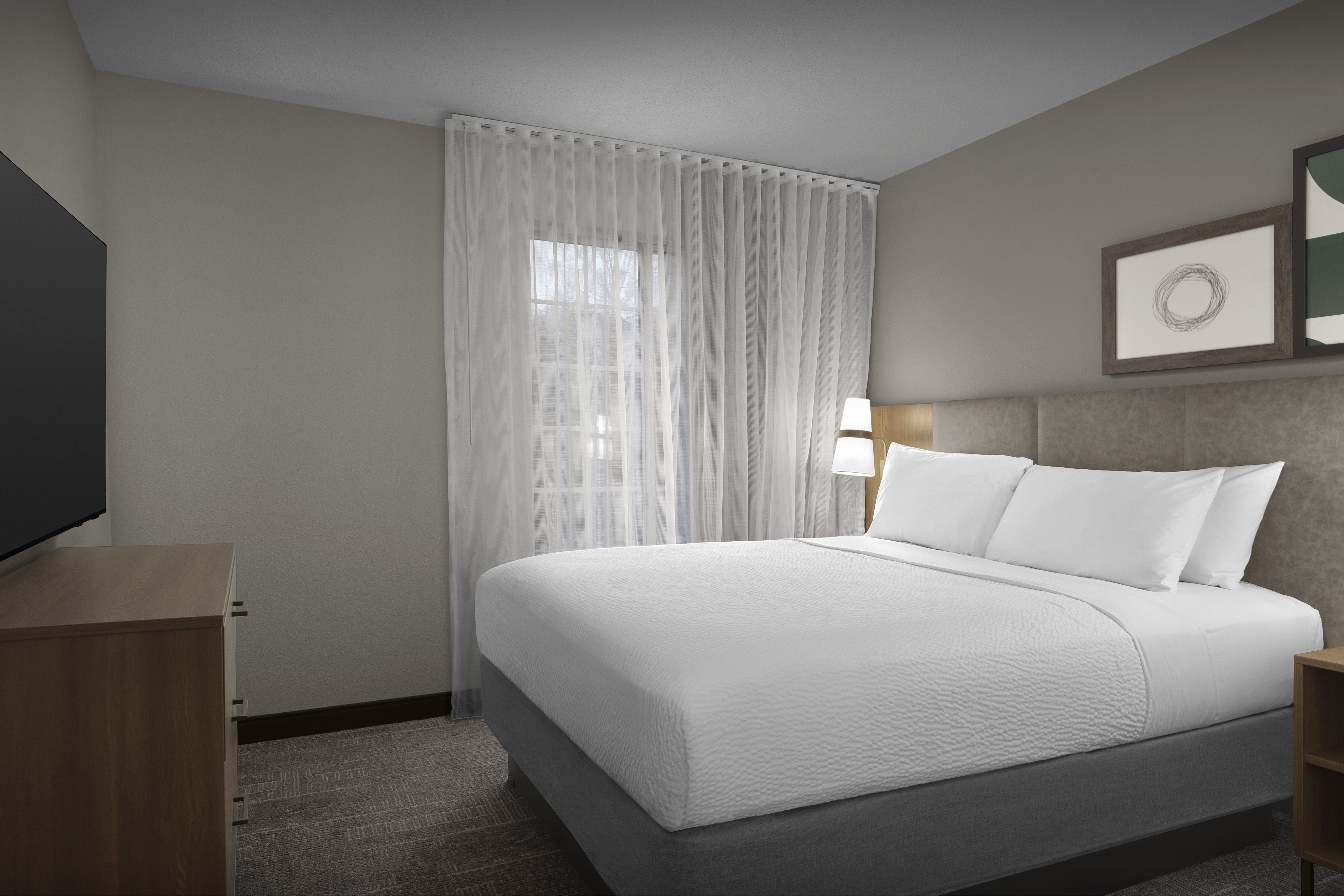 STAYBRIDGE SUITES MORRISVILLE BY IH-guestroom-Sleep soundly on comfortable beds at our RDU Airport hotel..jpg