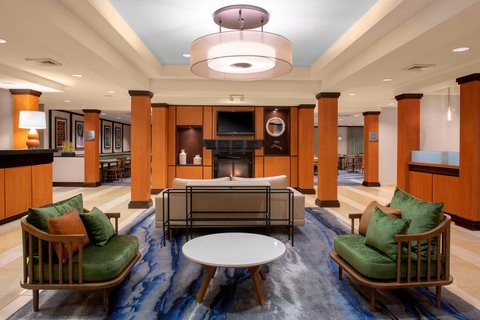 Lobby Seating - Fireplace