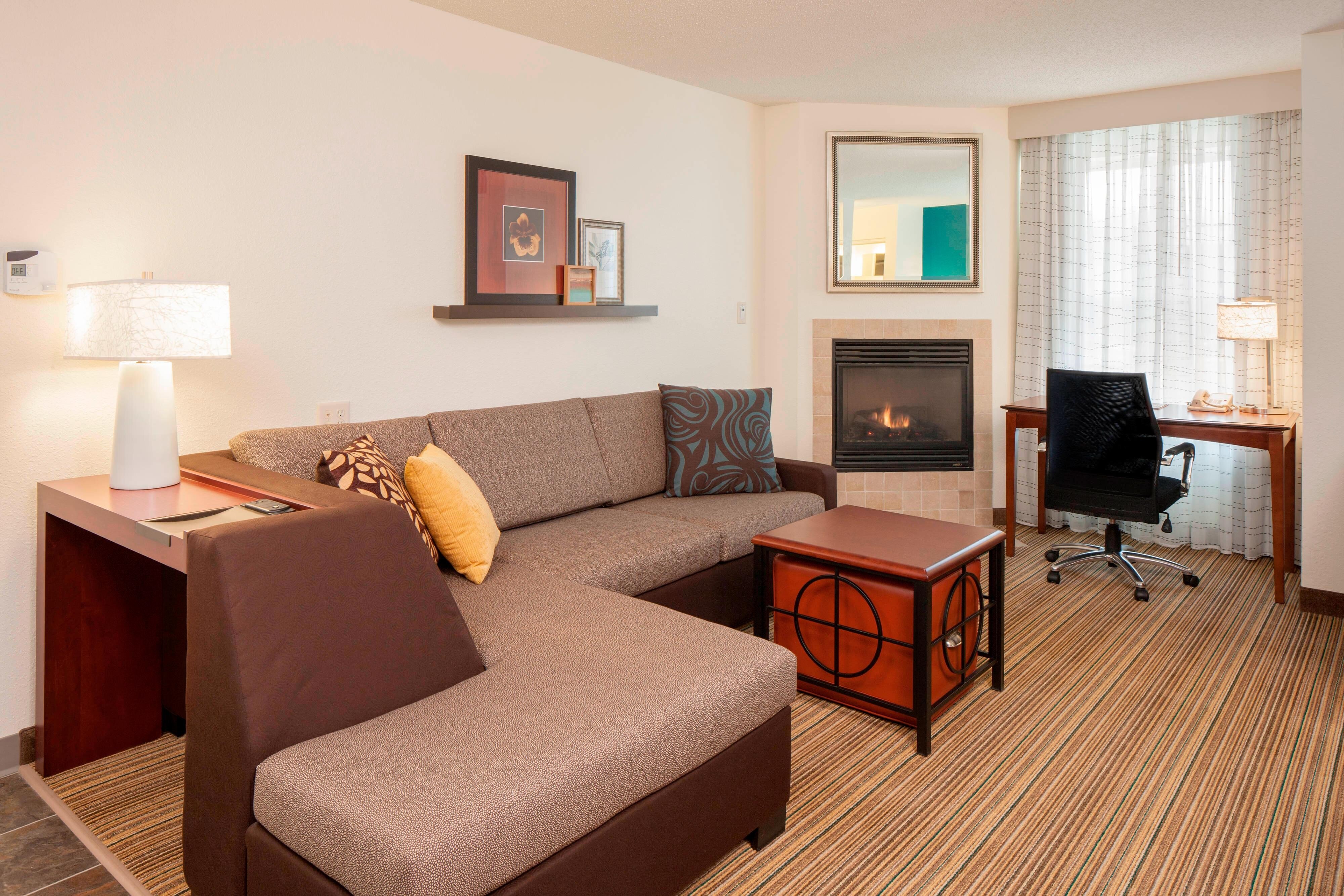 Residence Inn by Marriott Boston Norwood/Canton-guestroom-King Studio Fireplace Suite - Living Area.jpg