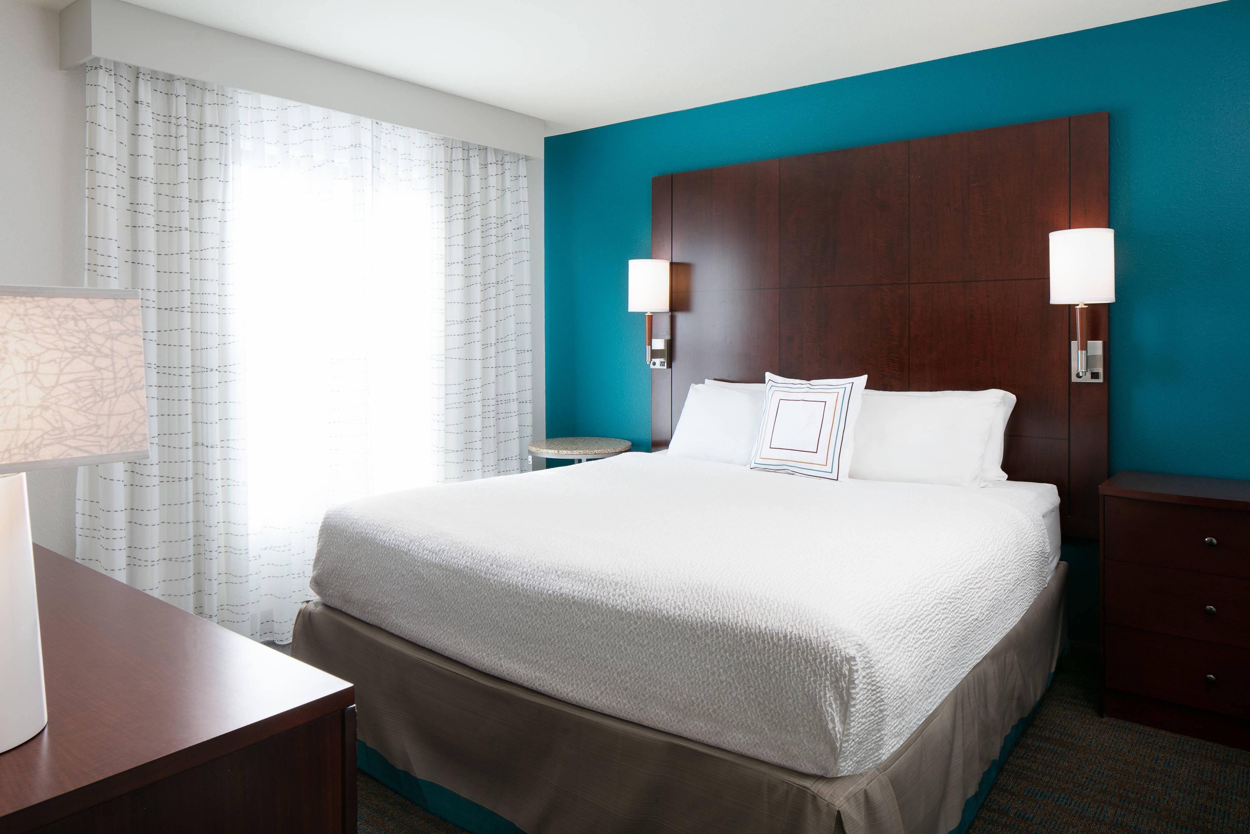 Residence Inn by Marriott Lincoln South-guestroom-One-Bedroom Suite - Bedroom.jpg