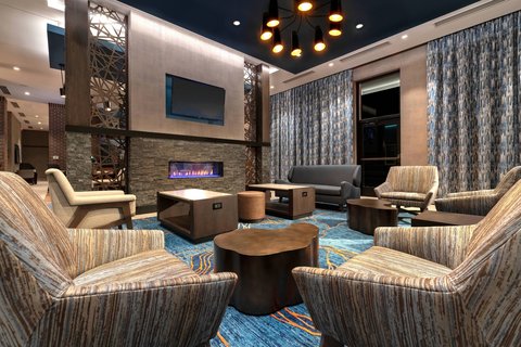 Lobby - Sitting Area & Fireplace