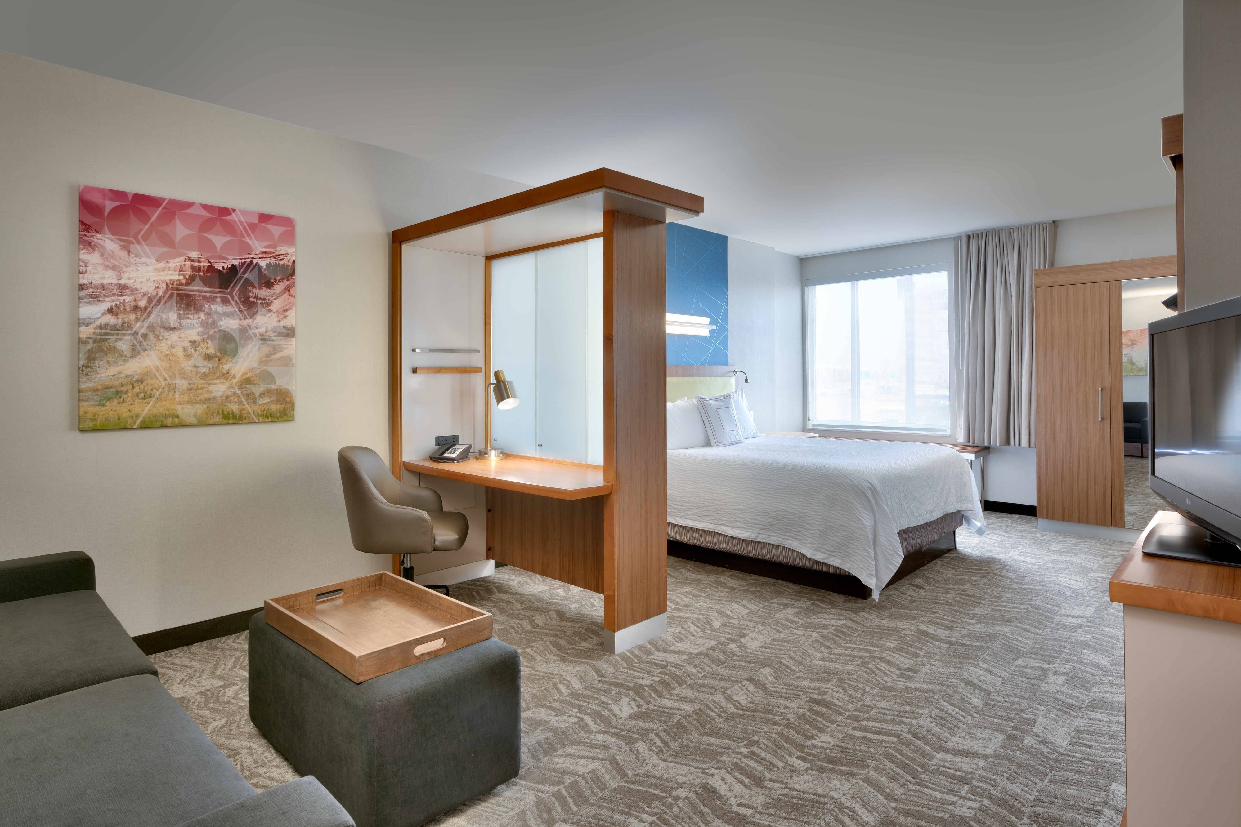 SpringHill Suites by Marriott Salt Lake City Draper-guestroom-King Suite - Seating Area.jpg