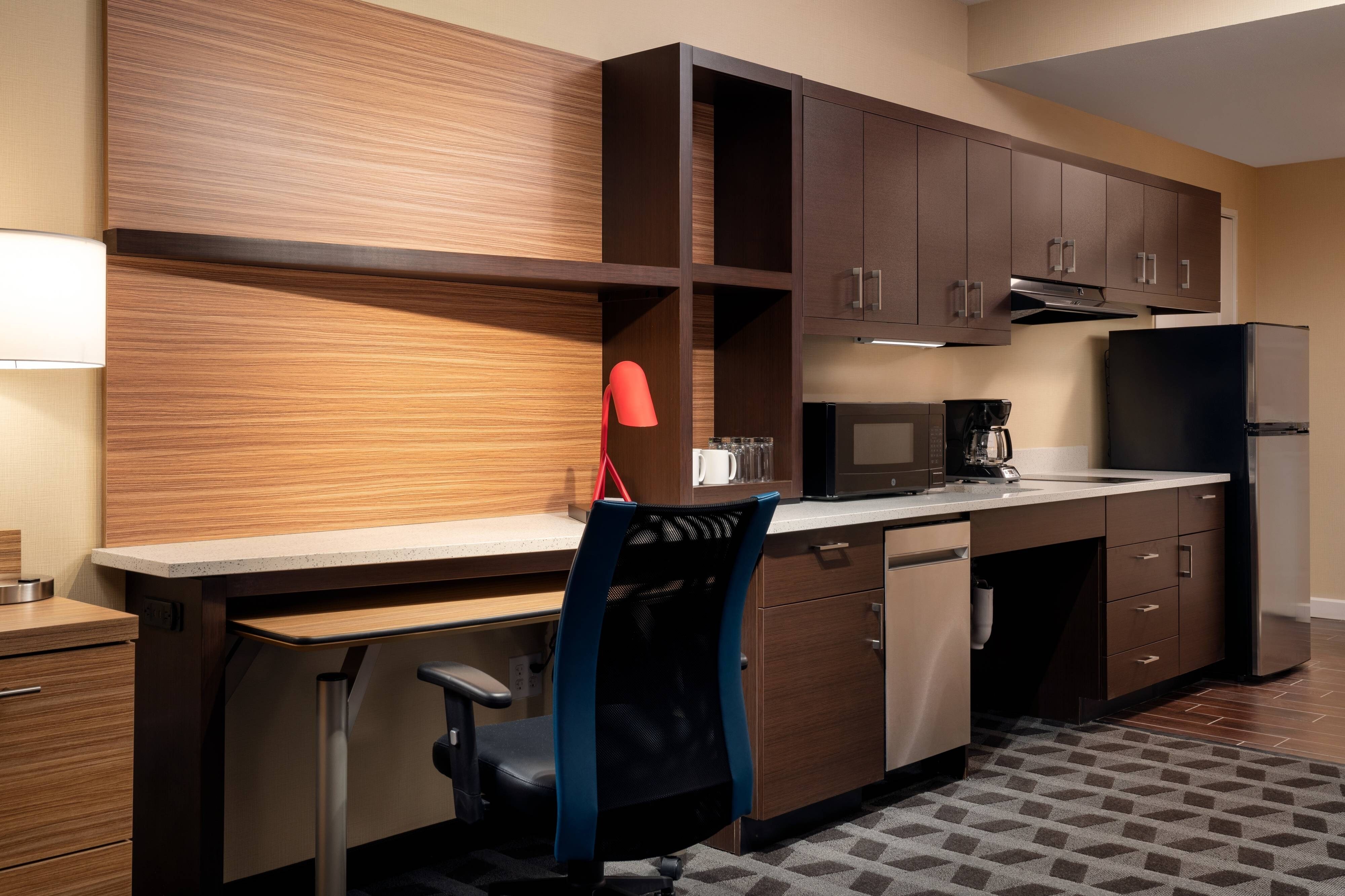 TownePlace Suites by Marriott Fresno Clovis-guestroom-Accessible Suite - Work Desk & Kitchen.jpg