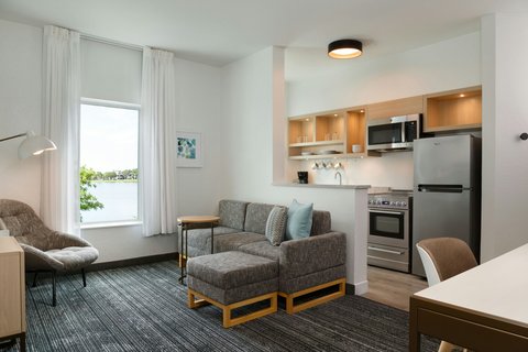 Two Bedroom Suite with Kitchen and Living Room
