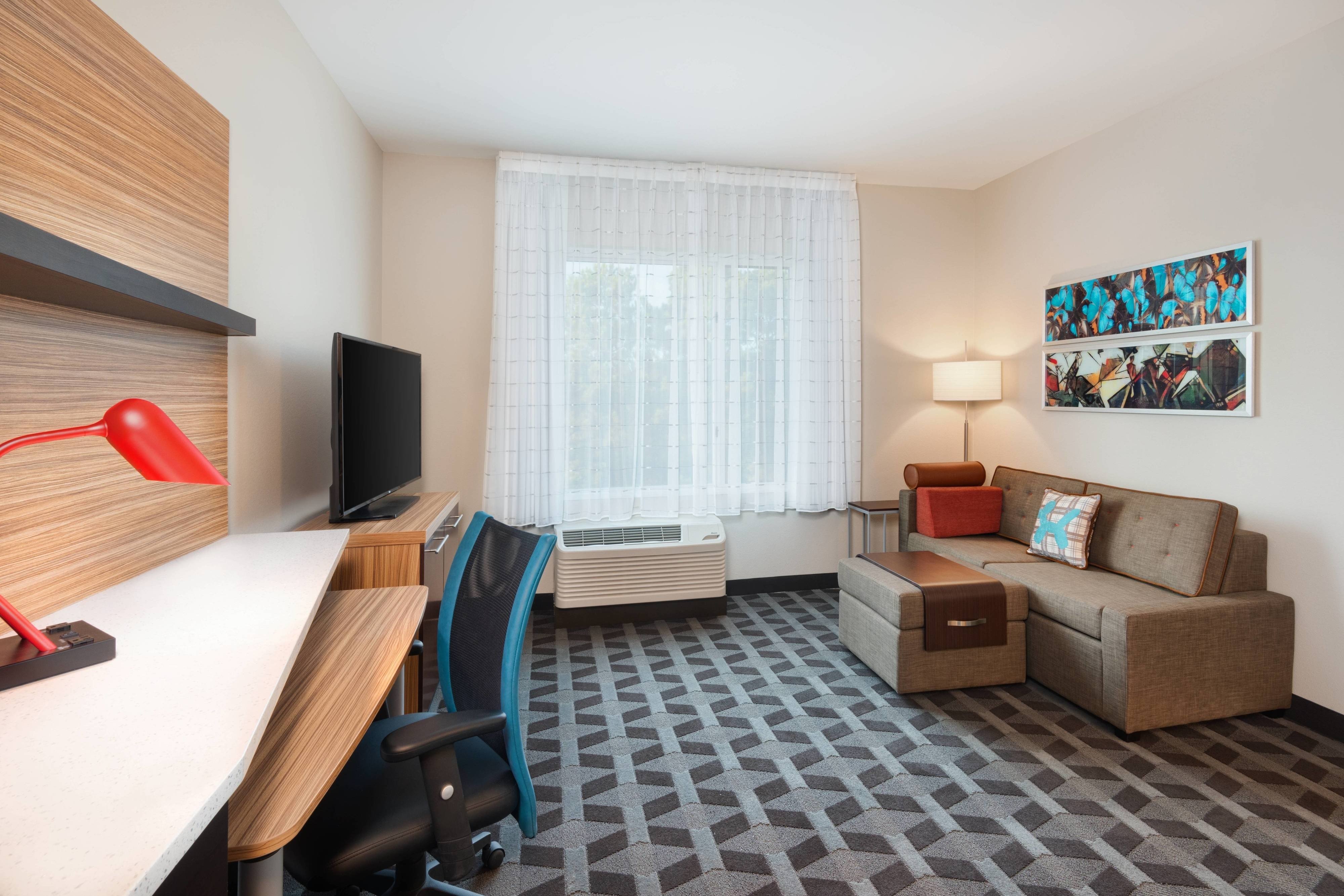 TownePlace Suites by Marriott Atlanta Lawrenceville-guestroom-One Bedroom Suite - Living Room.jpg