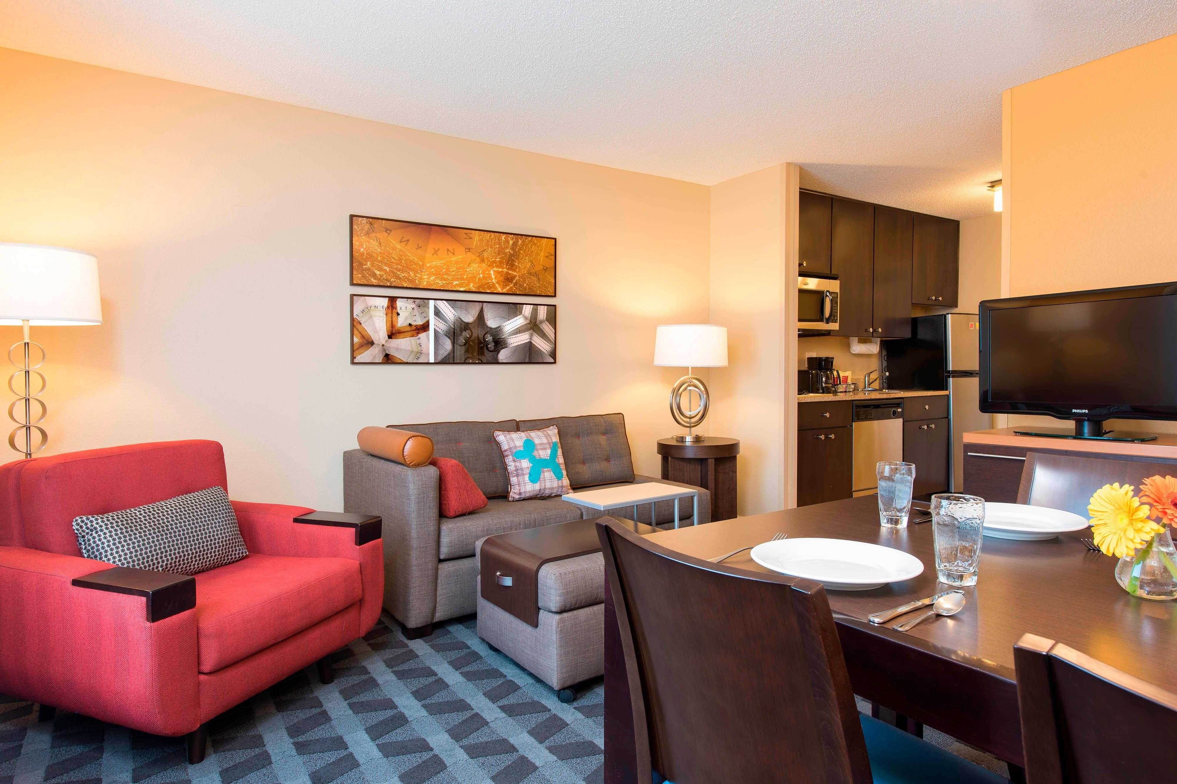 TownePlace Suites by Marriott Kalamazoo-guestroom-One-Bedroom Queen/Queen Suite - Living Room.jpg