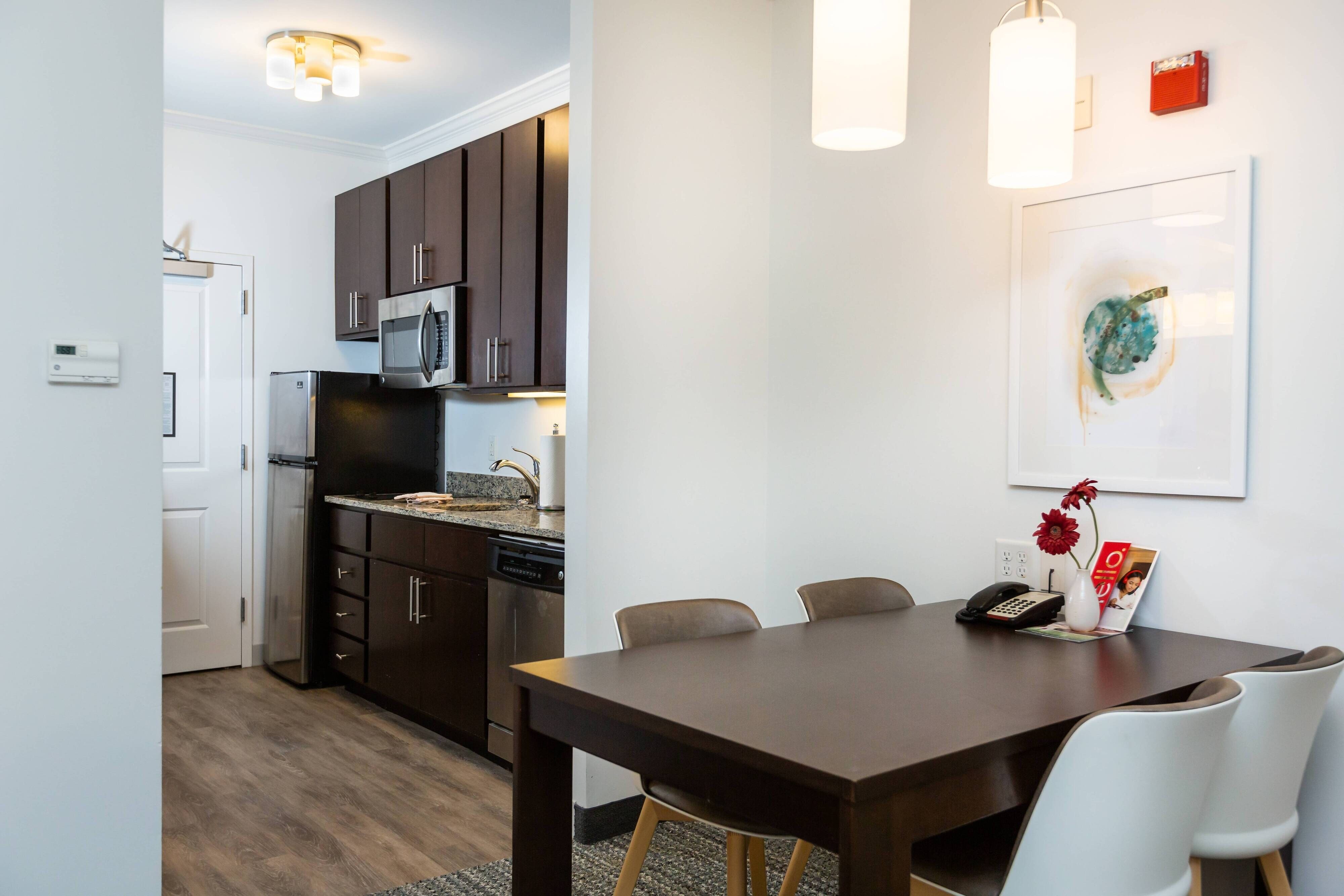 TownePlace Suites by Marriott Bowling Green-guestroom-Queen/Queen Studio Suite - Dining & Kitchen Area.jpg