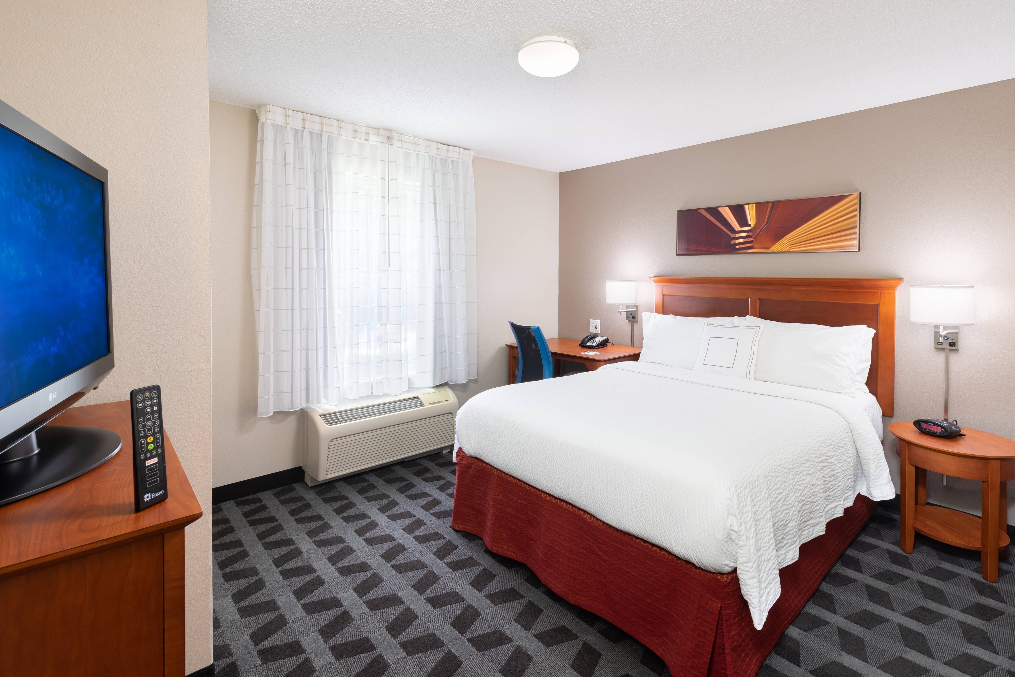 TownePlace Suites by Marriott Bowie Town Center-guestroom-Two-Bedroom Suite - Master Bedroom.jpg