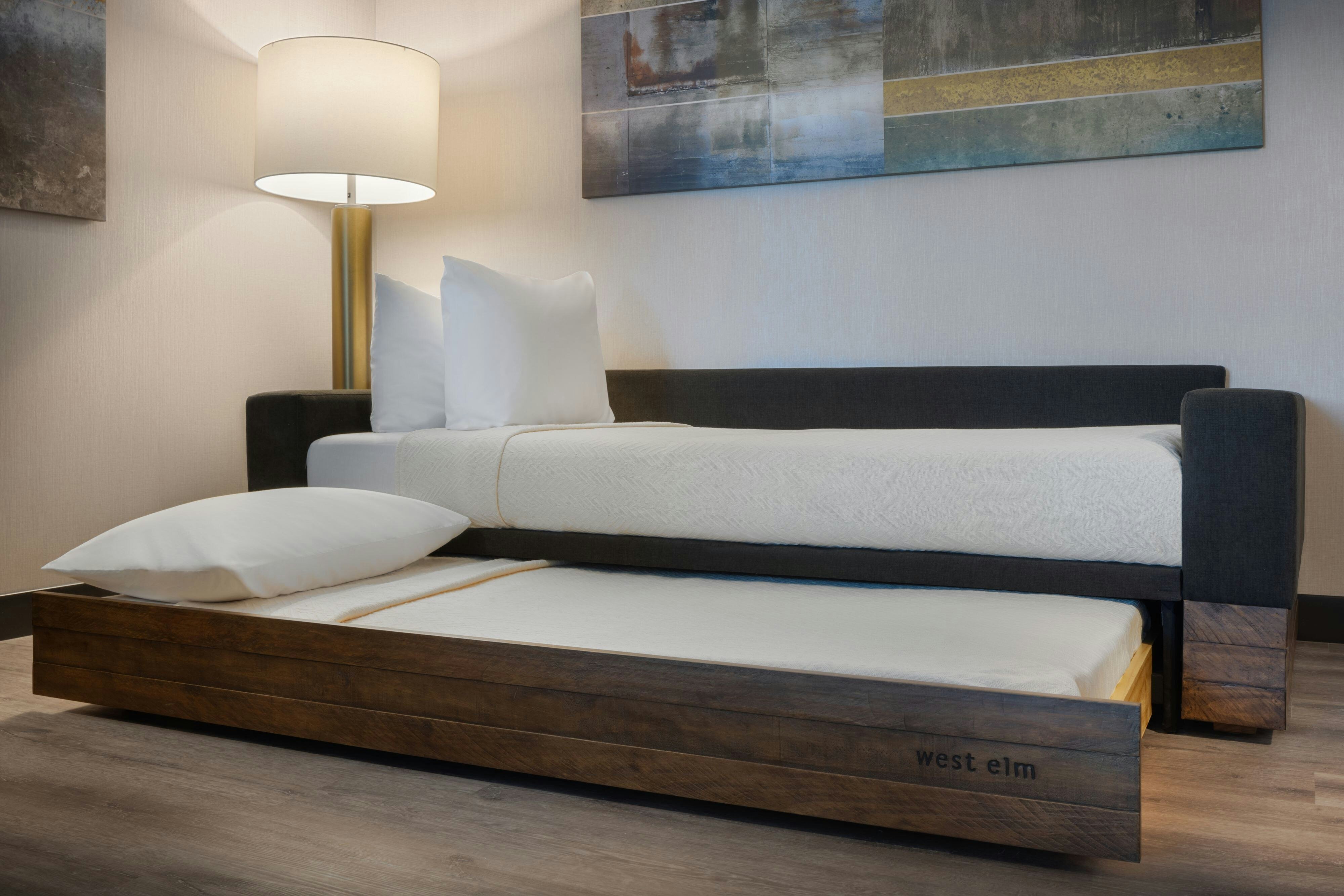SpringHill Suites by Marriott Bowling Green-guestroom-West Elm Trundle sSfa Bed.jpg