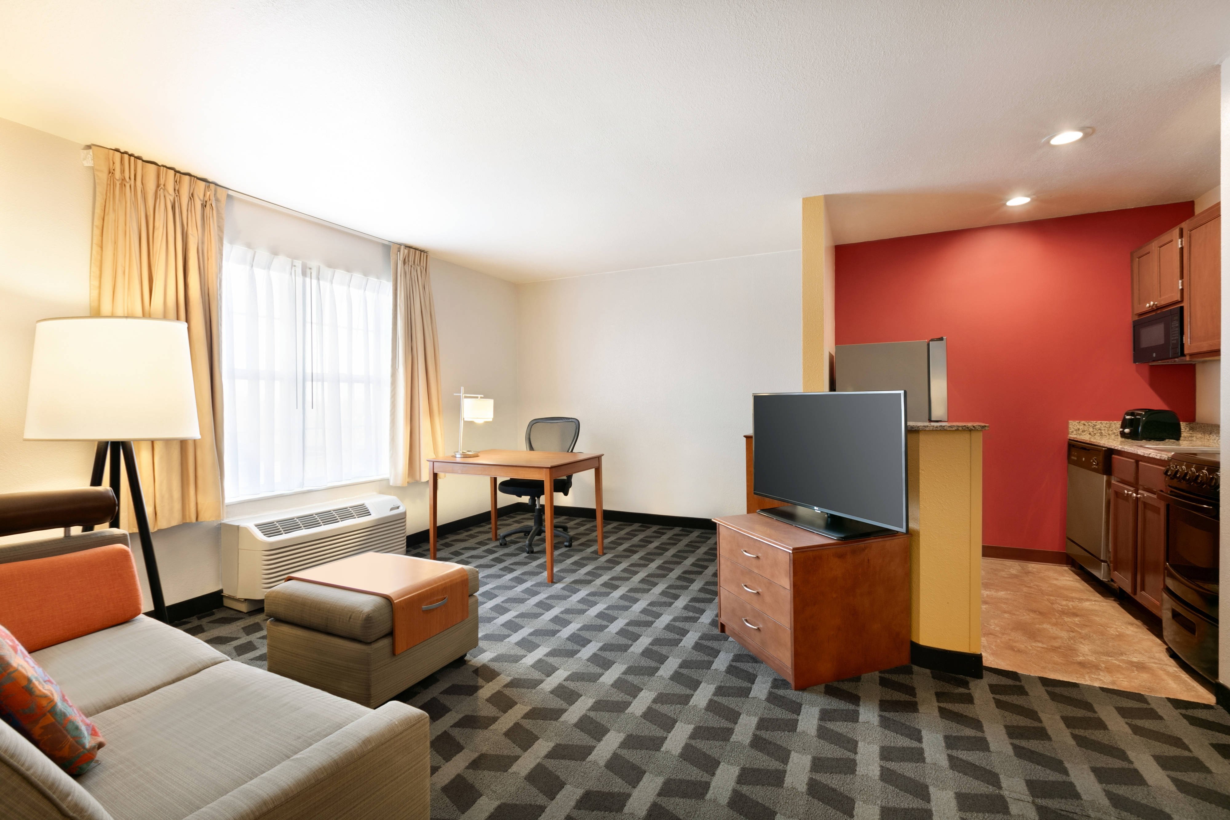TownePlace Suites by Marriott Gaithersburg-guestroom-One-Bedroom Suite - Living Area.jpg
