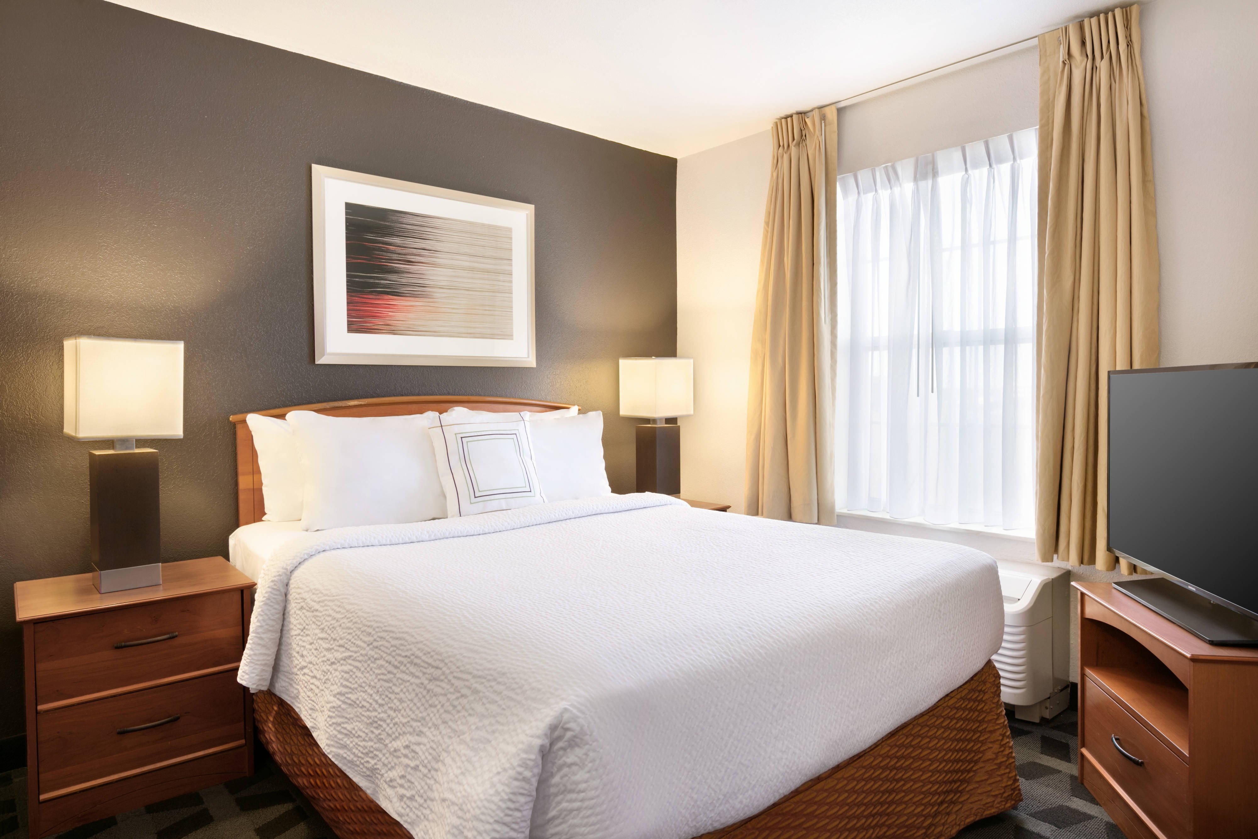 TownePlace Suites by Marriott Gaithersburg-guestroom-One-Bedroom Suite - Sleeping Area.jpg