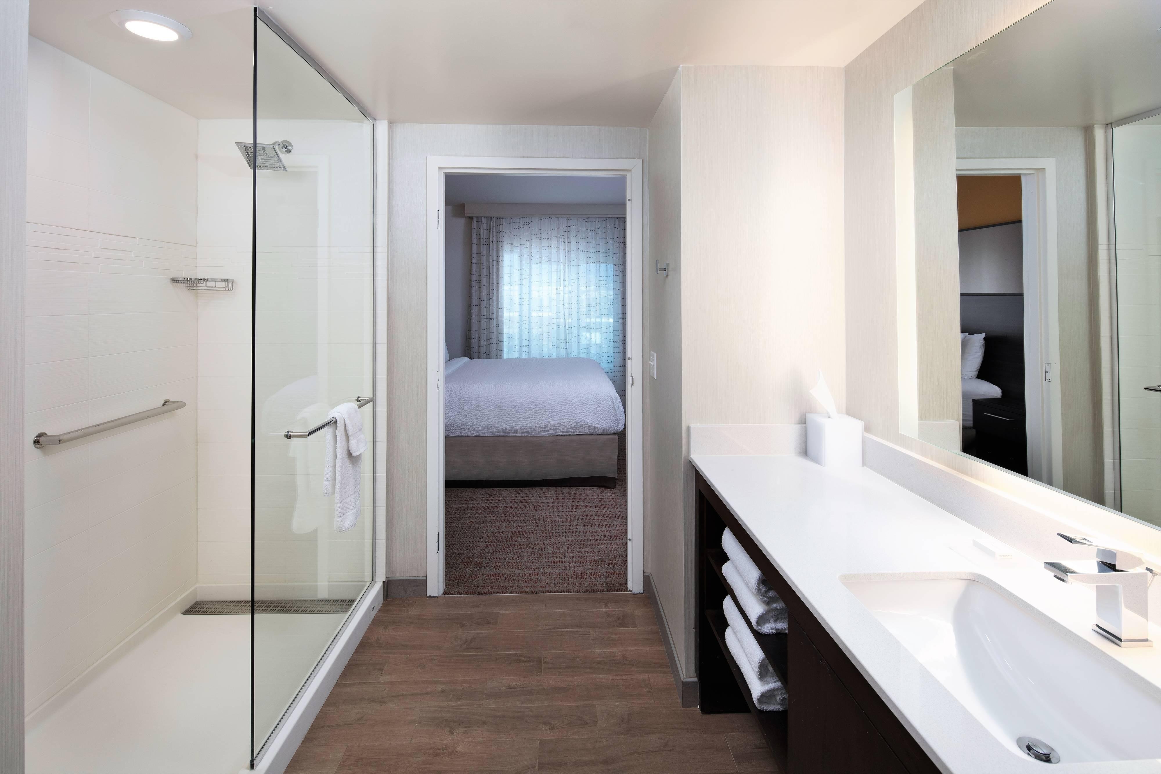 Residence Inn by Marriott San Jose Cupertino-guestroom-Guest Bathroom - Walk-In Shower.jpg