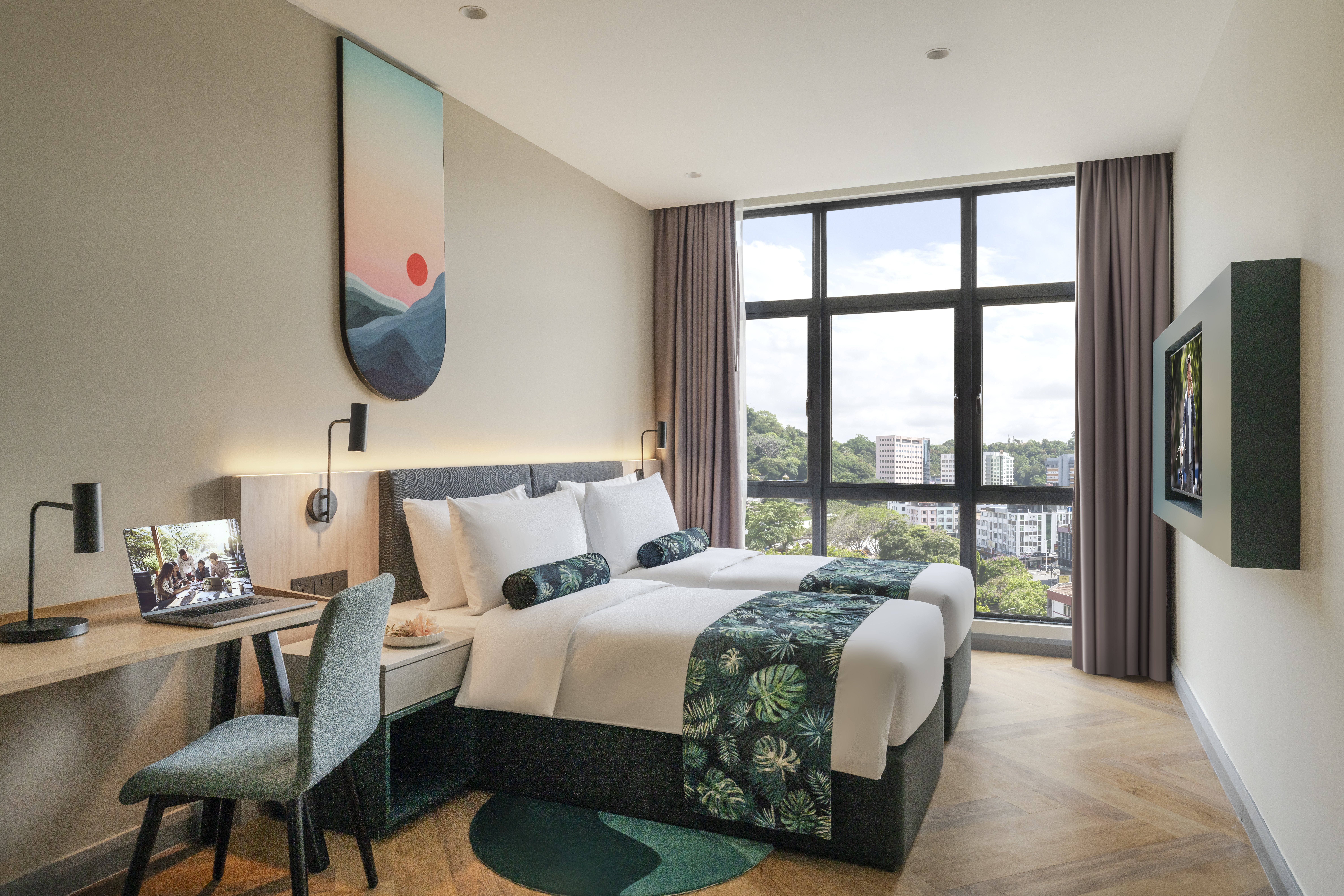 CITADINES WATERFRONT KK-guestroom-1-Bedroom Premier Twin.jpg