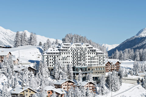 Outside View Carlton Hotel St Moritz