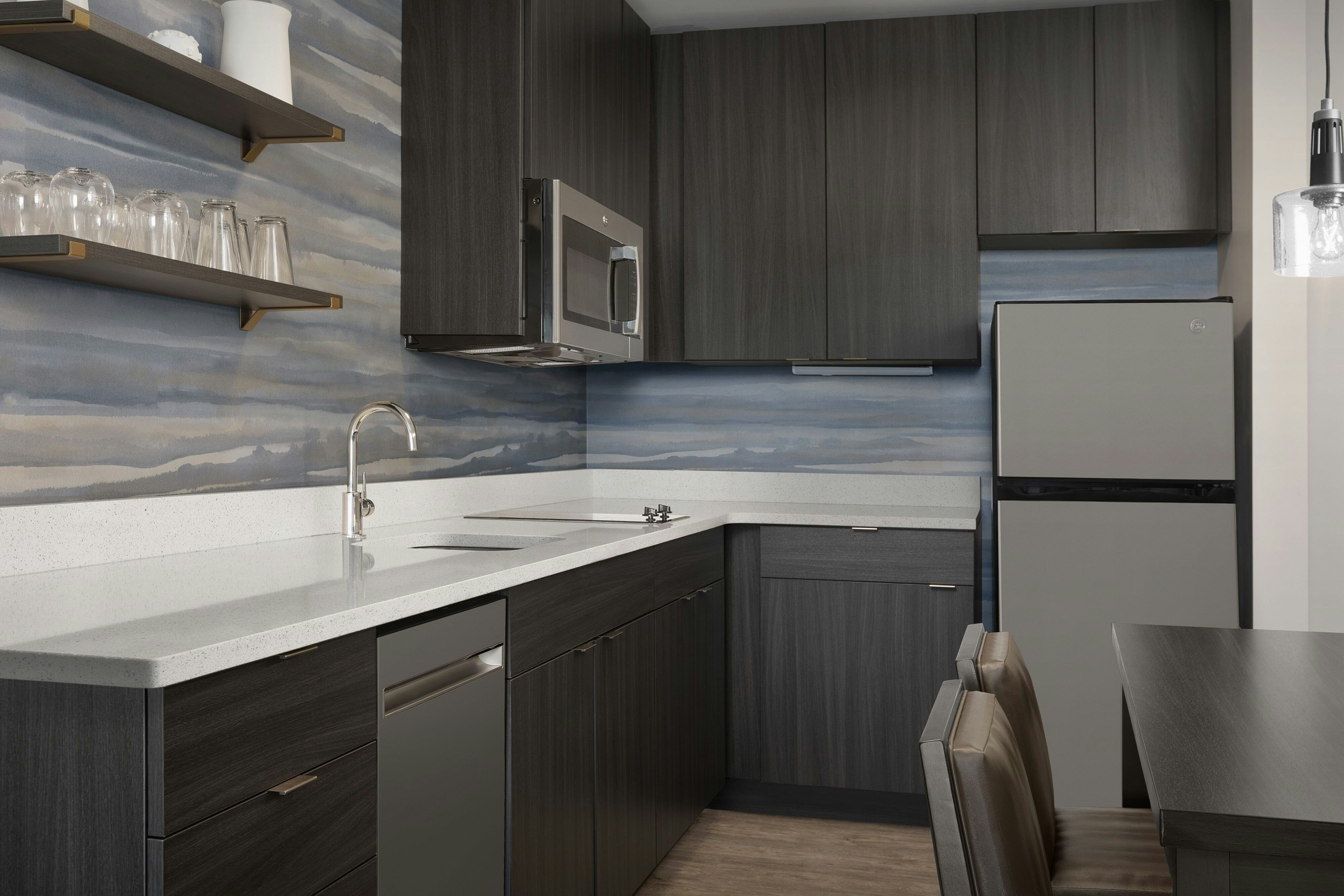 Residence Inn by Marriott Dayton Miamisburg-guestroom-One Bedroom Double Queen Suite Kitchen.jpg