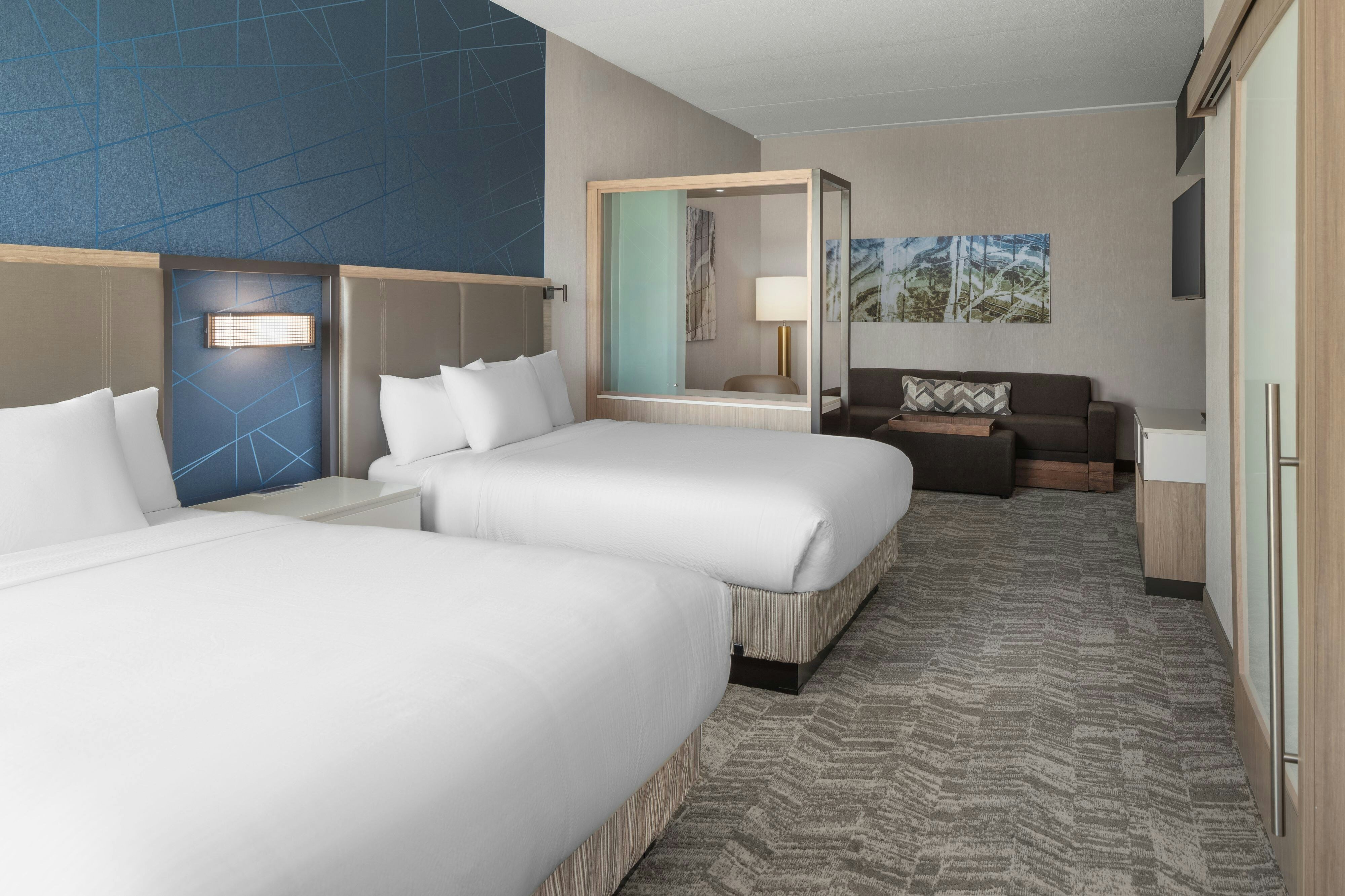 SpringHill Suites by Marriott Raleigh Garner-guestroom-Double Queen Suite.jpg