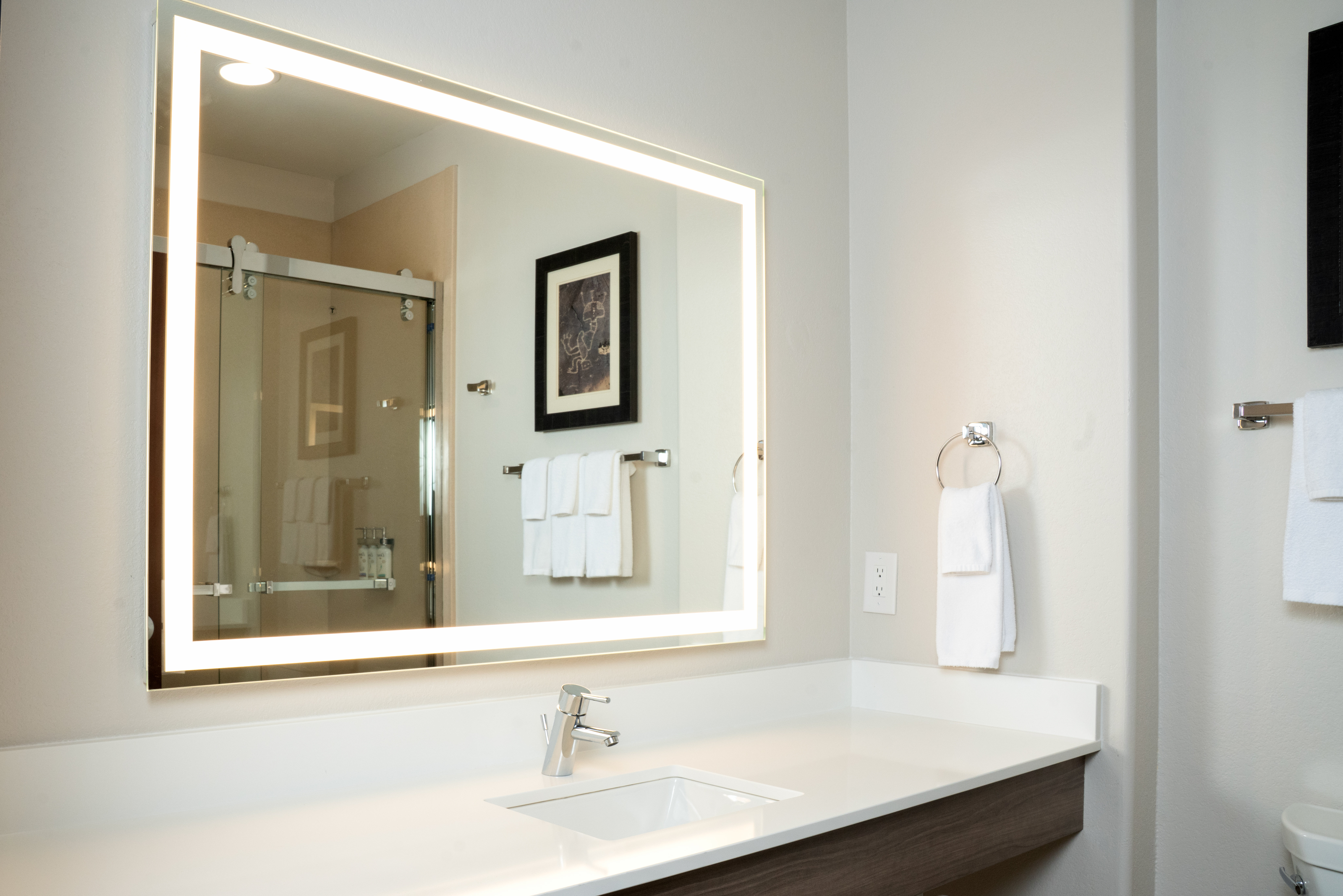 HOLIDAY INN EXP STES NORTH BY IHG-guestroom-Our guest bathrooms have plenty of counter space to get ready..jpg