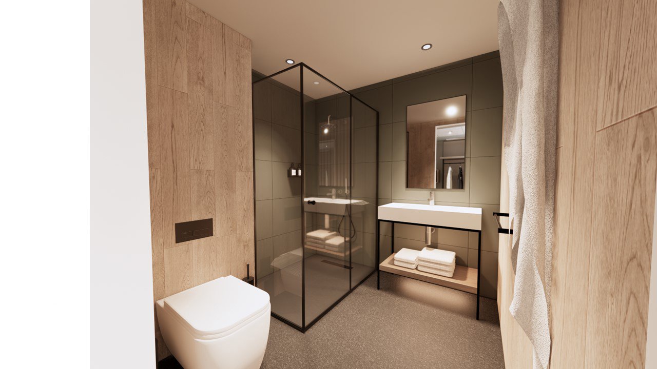 VITA Hotel and Rooftop-guestroom-Shower.jpg