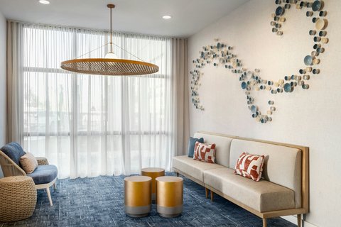Hotel lobby seating