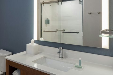 Walk-In Shower with bulk amenities in Montgomery