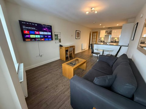 Living area 1bedroom apartment