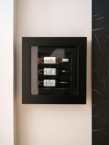In room curated wine display