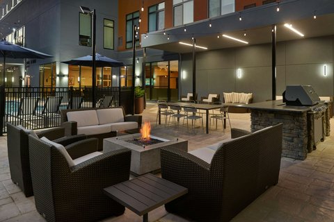 Outdoor Grill and Patio Seating